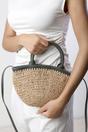 Olive Jianna Woven Raffia Tote With Cross Body, Image 6 of 6