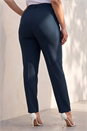 Navy  Curve Straight Leg Trouser , Image 3 of 4