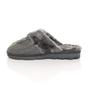 Grey AJVANI Grey Glitter Knitted Mules Slippers, Image 2 of 5
