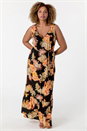 ORANGE Curve Paisley Print Maxi Dress, Image 3 of 4