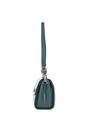 Green Real Leather Flap Over Handbag, Image 3 of 4
