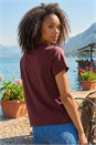 Wine Dusk Premium Stretch T-Shirt , Image 3 of 4