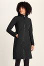 Black Marina Long Water Resistant Softshell Jacket, Image 1 of 5