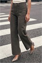 Taupe Petite Cotton Stretch Pocket Jean, Image 2 of 4