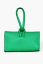 Green Sarta Green Italian Leather Wristlet Clutch Bag, Image 4 of 4