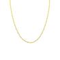 Gold Twisted Beads Sterling Silver Chain Necklace, Image 1 of 6