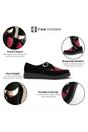 Multi TUK Footwear Multi Pointed Creeper Suede Monk Buckle Shoes, Image 3 of 6