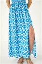 Blue Aztec Bardot Dress, Image 5 of 5