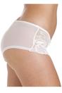White Camille Lingerie White 2 Pack Floral Lace Boxershort, Image 2 of 4