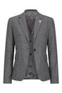 Grey Grey 3-Piece Prince of Wales Check Suit, Image 5 of 8