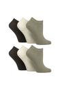 Khaki 6 Pack Trainer Cotton Rich Socks, Image 1 of 3