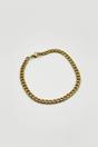 Gold Cuban Bracelet in Gold 5mm, Image 2 of 3