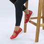 Red Flat Comfort Mary Jane Shoes, Image 5 of 6