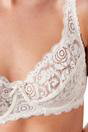 Ivory Classic Floral Lace Underwired Bra, Image 5 of 5