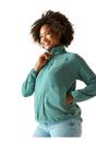 Olive Frankie Quarter Zip Fleece Top, Image 1 of 5
