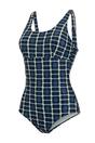 Navy Orla Kiely Poppy One Piece Swimsuit, Image 3 of 4