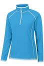 Blue Montana Half Zip Fleece Top, Image 3 of 3