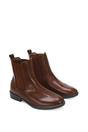 Brown XY LONDON Brown 'Nala' Chelsea Flatform Ankle Boots Pull On, Image 6 of 7