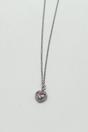 Pink Crystal Heart Pendant Necklace - Gift Boxed, Image 3 of 5