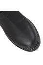 Black Jemima Low Block Heel Biker Boots, Image 3 of 7