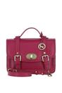 Raspberry Ashwood Leather Raspberry Stylish Real Leather Large Satchel Bag, Image 1 of 4