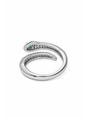Silver Pavé Serpent Wrap Ring, Image 2 of 3