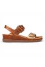 Brown Womens leather Summer Sandals-W8K-0555C1, Image 1 of 8