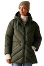 Khaki Rusey Quilted Padded Jacket, Image 5 of 5
