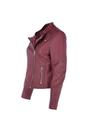 Red Ashwood Leather Red 'Casey' Real Leather Biker Jacket, Image 2 of 4