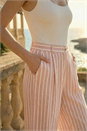 Pink Stripe Full Length Trouser, Image 5 of 5