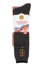 Black Knee High Merino Wool Socks, Image 2 of 5