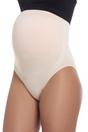 Beige High Waist Seamless Maternity Briefs, Image 5 of 5