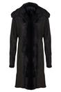 Dark Brown Toscana Sheep Suede Leather Trench Coat, Image 3 of 8