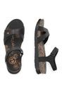 Black Womens Platform Wedge Sandals -Sulia B2, Image 4 of 8