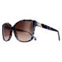 Brown Michael Kors Brown Square Bright Blue Tortoise Brown Gradient MK2201 Malia, Image 2 of 4