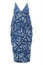 Light Blue  Jersey Cocoon Dress, Image 4 of 4