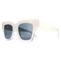 White Square Shaded Ivory  Grey BOSS 1386/S, Image 2 of 4