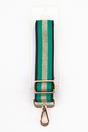 Green Glitter Stripe Woven Bag Strap, Image 4 of 4