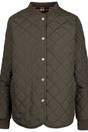 Khaki Trespass Khaki Oversee Padded Jacket, Image 1 of 3