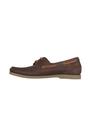 Brown Avisa Leather Boat Shoes, Image 2 of 2
