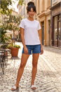 White Dusk Premium Stretch T-Shirt , Image 2 of 4