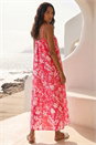 CORAL Floral Strappy Maxi Dress, Image 2 of 4