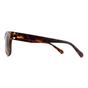 Brown Rectangle Dark Havana Green Polarized Sunglasses, Image 3 of 4