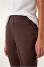 Chocolate Cropped Stretch Denim Jegging, Image 5 of 5