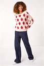 Ivory  Fruit Pattern Knit Jumper, Image 2 of 5