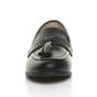 Black AJVANI Black Flat Smart Casual Loafers, Image 6 of 6