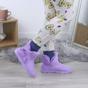 Lilac AJVANI Lilac Faux Fur Lined Ankle Boots Slippers, Image 5 of 6