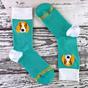 Yellow 1 Pack Ladies Novelty Cat & Dog Patterned Socks, Image 3 of 5