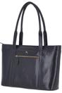 Navy Ashwood Leather Navy Vegetable Tanned Real Leather Tote Bag, Image 2 of 3