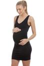 Black Seamfree Maternity Full Slip, Image 3 of 5